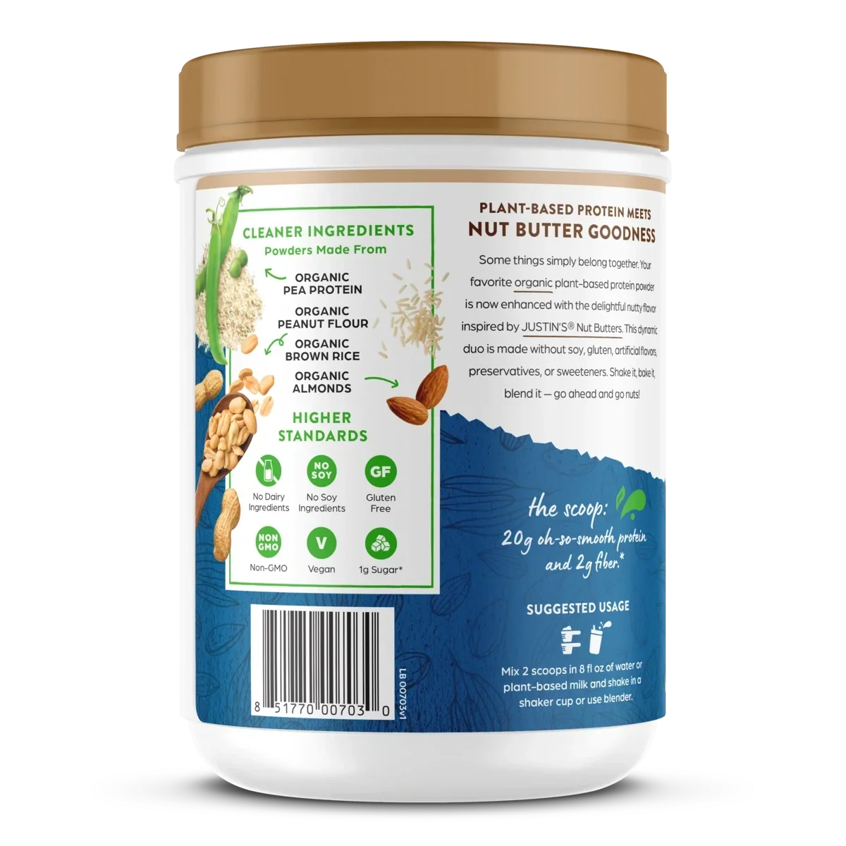 Nut Butter Protein Powder - Vanilla Almond Butter