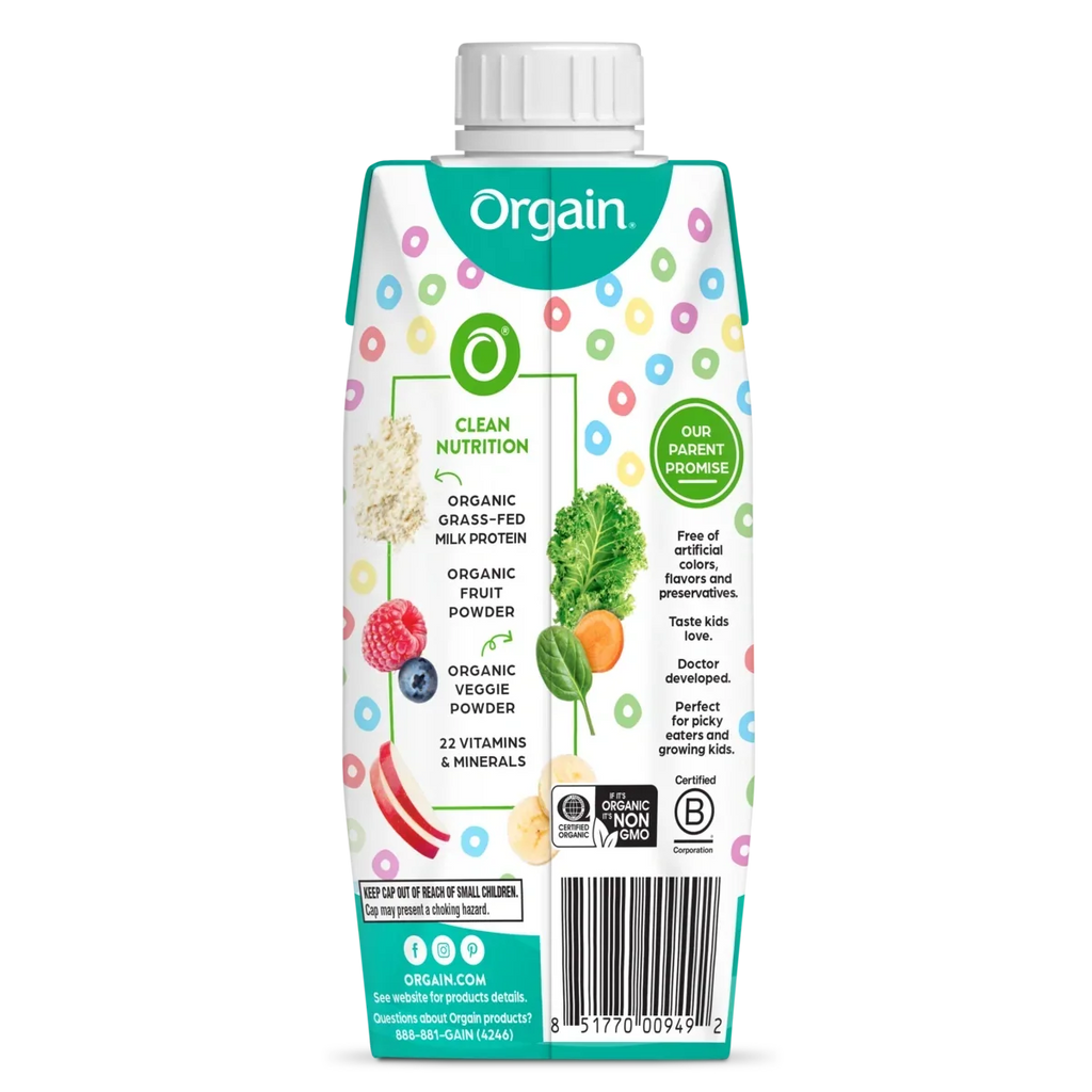 Kids Protein Organic Nutrition Shake - Fruity Cereal