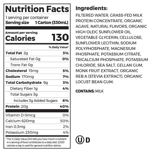 20g Clean Protein Shake - Vanilla Bean
