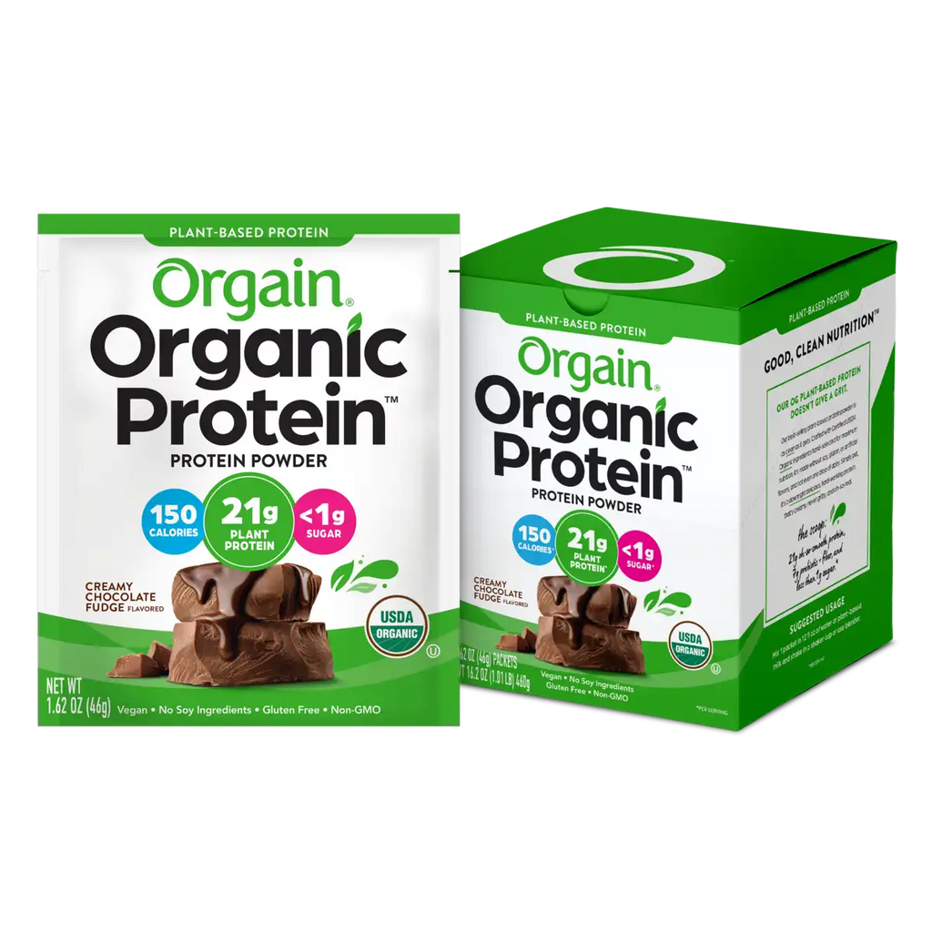 Organic Protein™ Plant Based Protein Powder - Creamy Chocolate Fudge