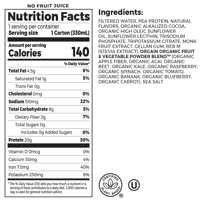 20g Plant-Based Protein Shake