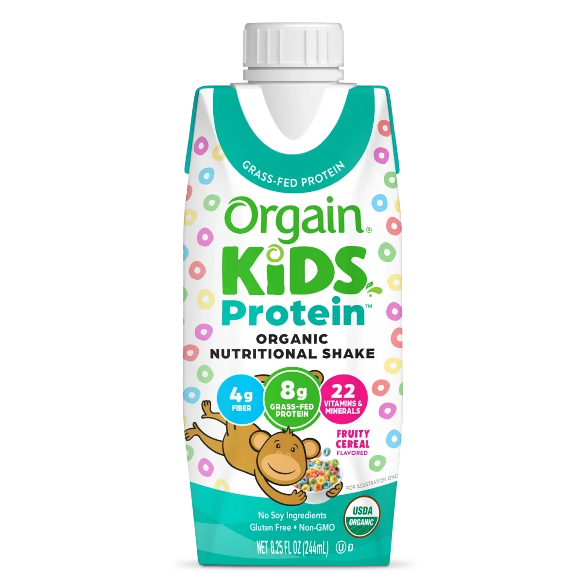 Kids Protein Organic Nutrition Shake - Fruity Cereal