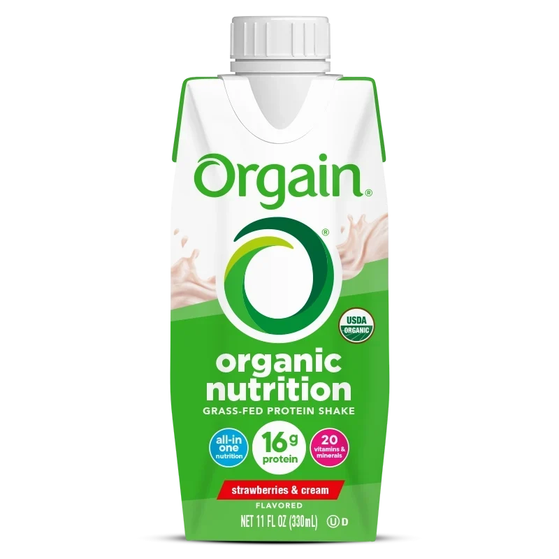 Organic Nutrition Shake - Strawberries & Cream