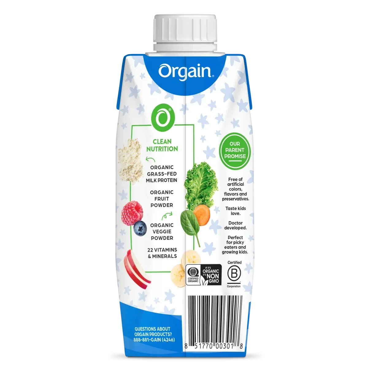 Kids Protein Organic Nutrition Shake - Vanilla