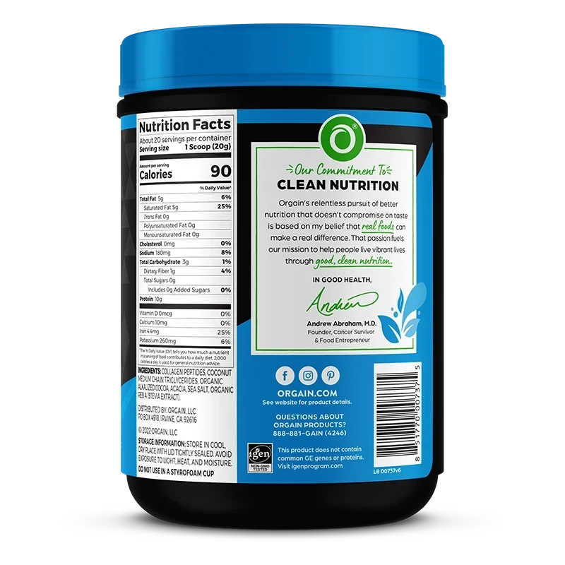 Keto Collagen Protein Powder - Chocolate